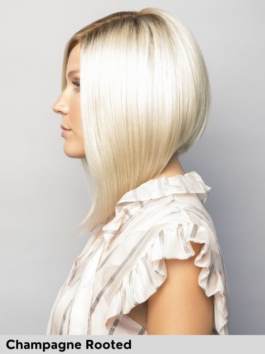 Taylor di Noriko parrucca sintetica liscia colore Champagne R per perdita di capelli dovuta ad alopecia o tumore