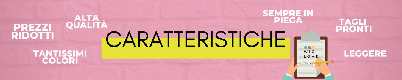 Parrucche sintetiche di qualità con prezzi bassi, leggere e che stanno sempre in piega