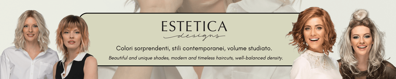 Estetica Designs, parrucche sintetiche per chemioterapia e alopecia, parrucche estetiche parrucche trans parrucche unisex parrucche trnasgender