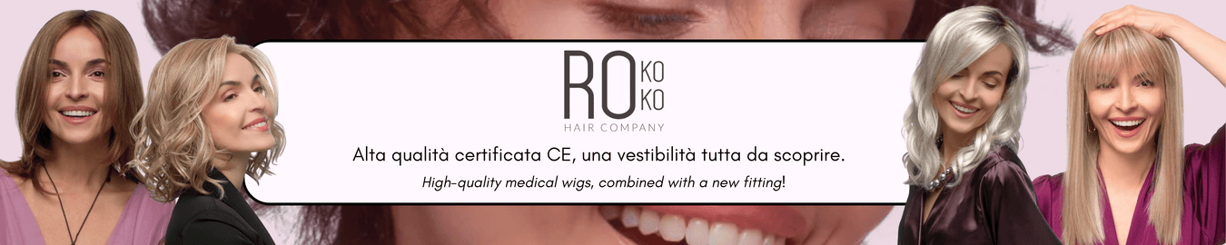 Rokoko - Parrucche Dispositivo Medico Detraibile, Marchio CE
