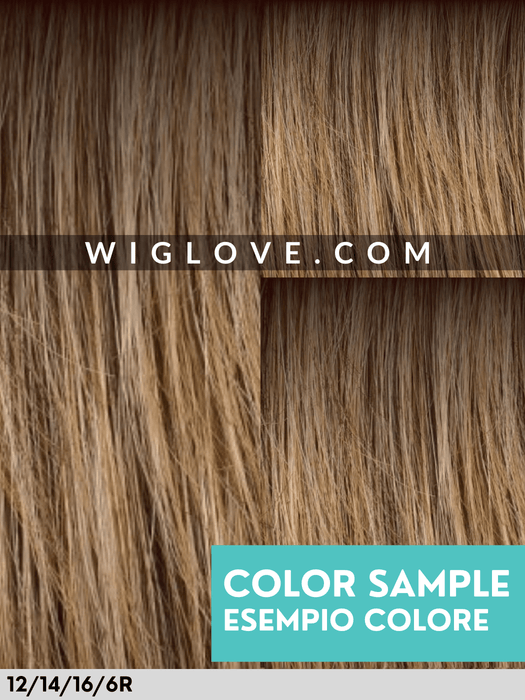 FOXTROT - attaccatura naturale, riga sinistra - Wig Love - Parrucca Sintetica14/16/6R