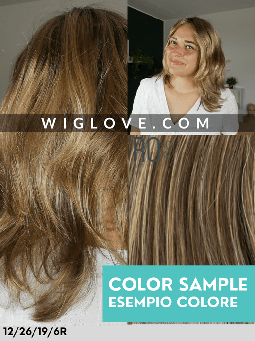 RISTRETTO SMALL - TAGLIA S - Riga centrale, attaccatura naturale - Wig Love - Parrucca Sintetica6/8/12/4R