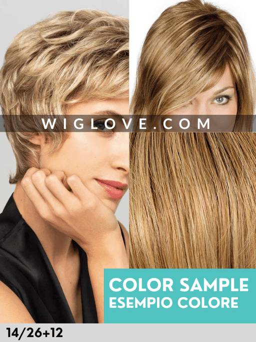 SELECT ULTRA MAXI LACE - attaccatura naturale, riga sinistra - Wig Love - Parrucca SinteticaDark Blonde Frosted Root 14/26+12