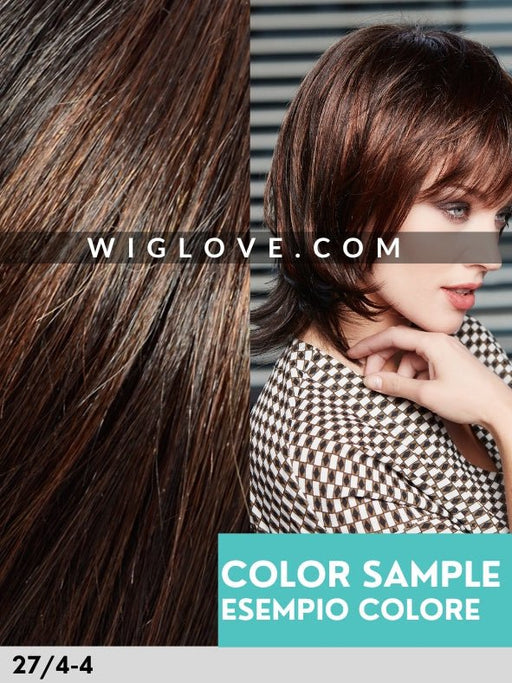 CLOUD SMALL - piccolo lace front, monofilamento vortice - Wig Love - Parrucca SinteticaChocolate Hazelnut 27/4 - 4