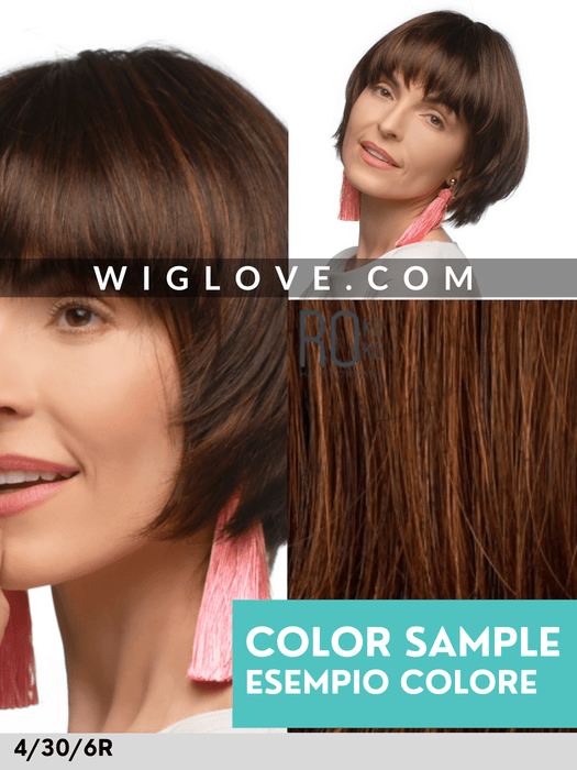 CHRISTINA - Fatta a macchina - Wig Love - Parrucca Sintetica4/30/6R