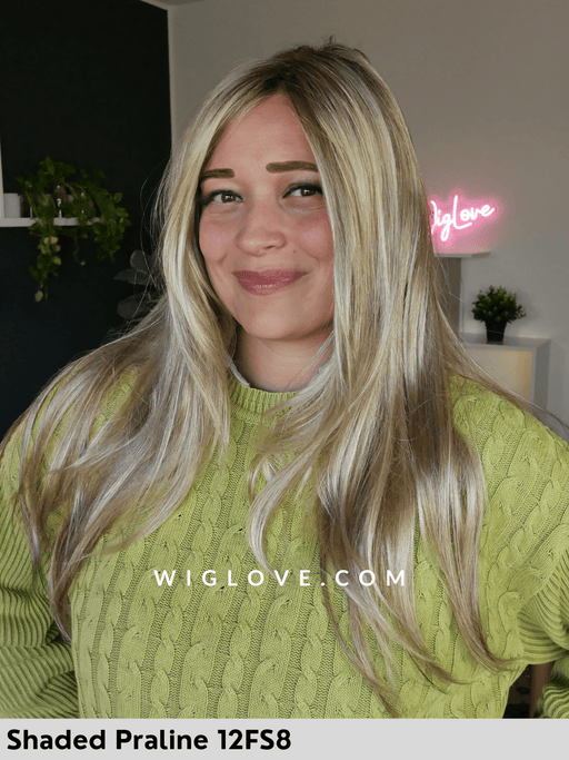avery jon renau parrucca lunga e scalata lacefront e riga libera retro aperto fibra sintetica tradizionale piega liscia