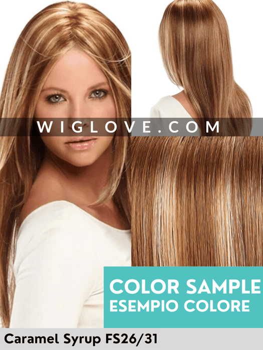 MADISON - attaccatura naturale, riga libera - Wig Love - Parrucca SinteticaCaramel Syrup