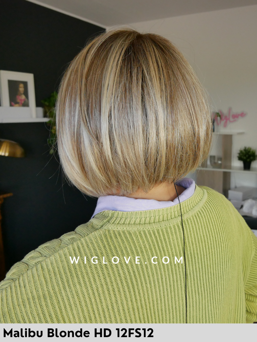 dawn jon renau parrucca sintetica termoresistente piastrabile caschetto corto piega liscia lacefront riga libera