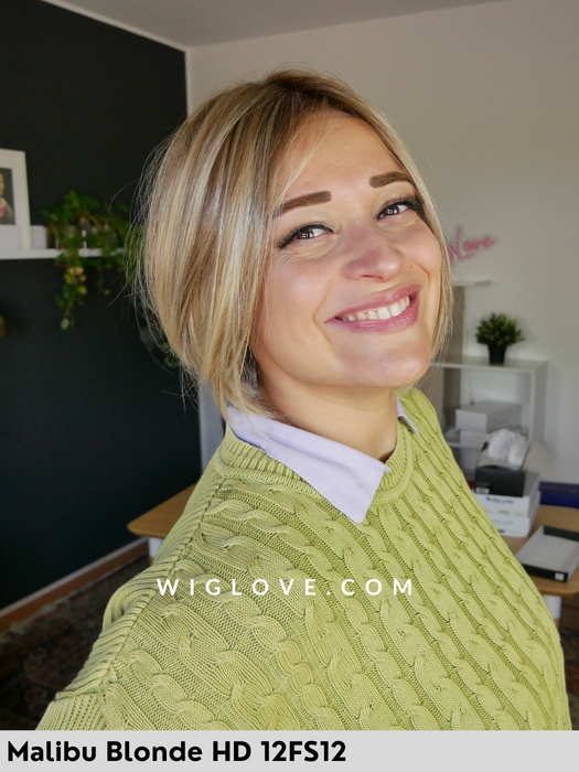 dawn jon renau parrucca sintetica termoresistente piastrabile caschetto corto piega liscia lacefront riga libera