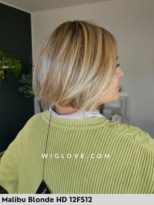 dawn jon renau parrucca sintetica termoresistente piastrabile caschetto corto piega liscia lacefront riga libera