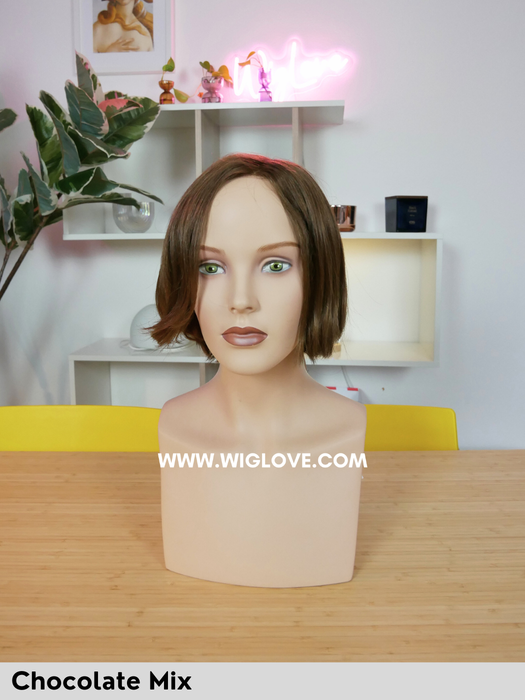 EURO GOLD - Capelli Naturali Europei - 100% fatta a mano, attaccatura naturale, riga libera