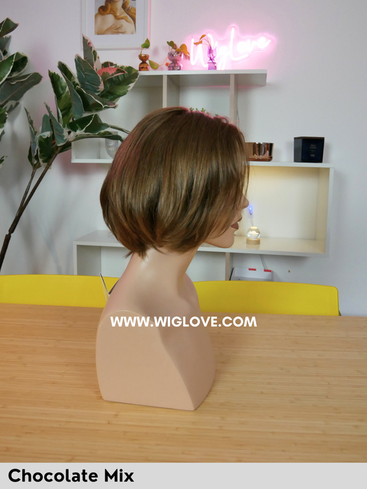 EURO GOLD - Capelli Naturali Europei - 100% fatta a mano, attaccatura naturale, riga libera