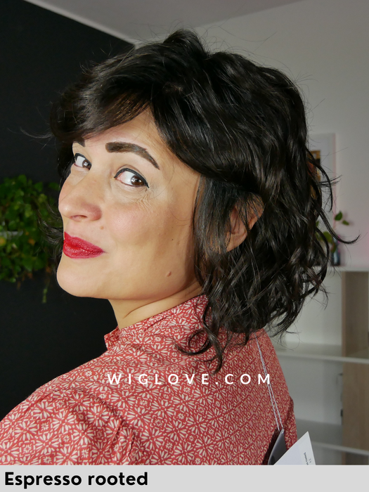 espresso rooted_ellen wille_ girl mono_wavy wig-short wigs_synthetic wigs_parrucca sintetica