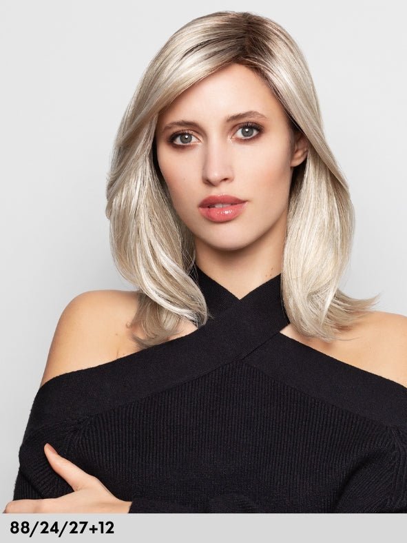 Hz 7047 - Parrucca Sintetica Sensazionale Trama Istantanea Mezza Stile - Foto 11