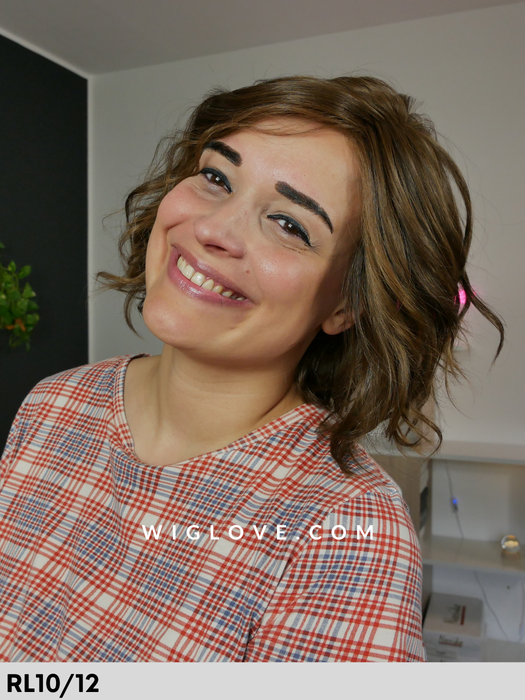 NATURE GLAM MONO LACE - riga libera, attaccatura naturale - Wig Love - Parrucca Sinteticarl10-12