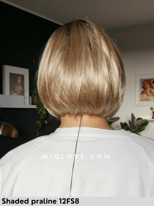 shelby parrucca sintetica liscia a caschetto jon renau lacefront riga libera retro aperto fatto a macchina taglia M 