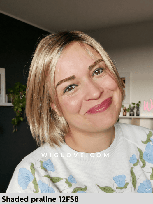 shelby parrucca sintetica liscia a caschetto jon renau lacefront riga libera retro aperto fatto a macchina taglia M 