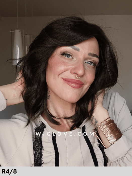 aeri estetica designs swiss lace + collection parrucca sintetica mossa alle spalle lacefront monofilamento riga libera attaccatura naturale