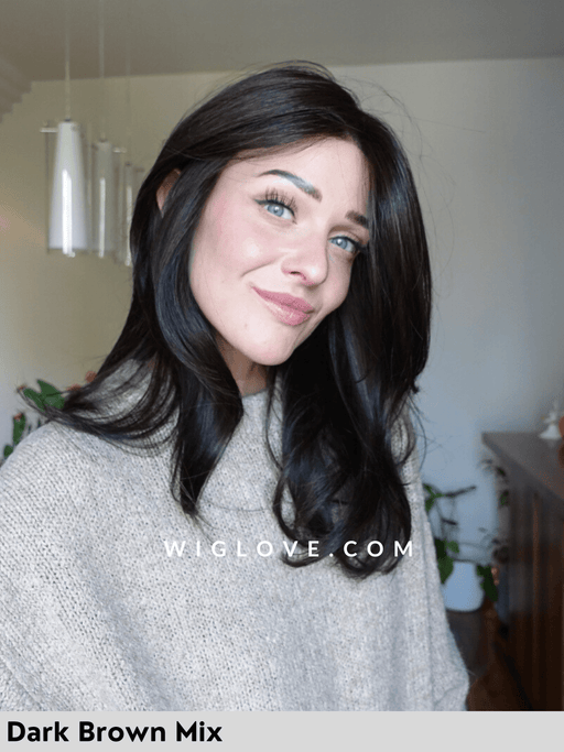 alasia super parrucca piastrabile sintetica termoresistente ellen wille taglio lungo e scalato monofilamento riga libera lacefront retro chiuso