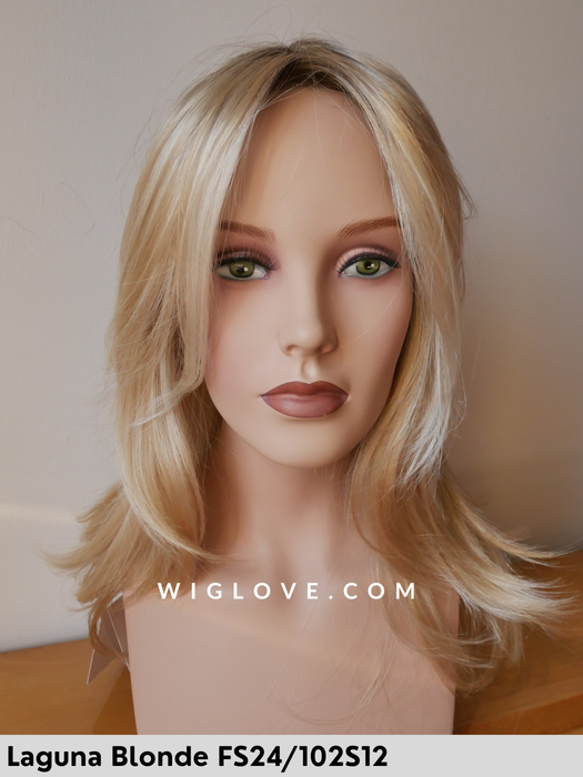 alessandra jon renau parrucca lunga e scalata attaccatura naturale riga libera retro aperto wig parrucca sintetica tradizionale