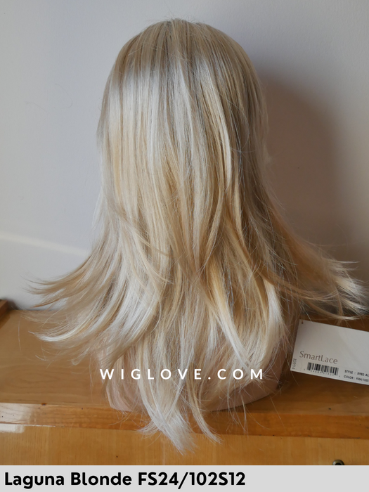 alessandra jon renau parrucca lunga e scalata attaccatura naturale riga libera retro aperto wig parrucca sintetica tradizionale