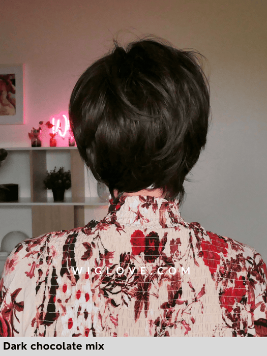 aletta mono part ellen wille attaccatura naturale riga sinistra lacefront parrucca corta e scalata in fibra sintetica termoresistente 