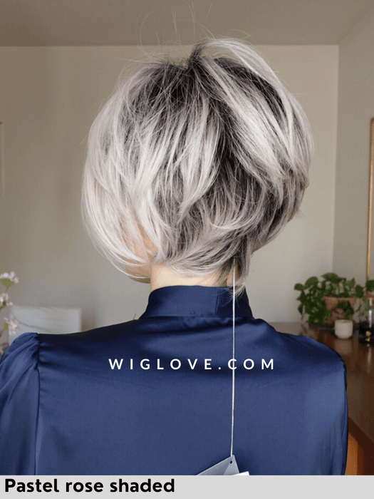 aletta mono part ellen wille attaccatura naturale riga sinistra lacefront parrucca corta e scalata in fibra sintetica termoresistente 