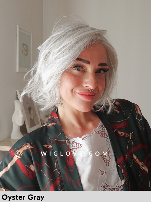 alicante belle tress parrucca termoresistente lacefront attaccatura naturale riga sinistra coolest ash brown city collection piega mossa
