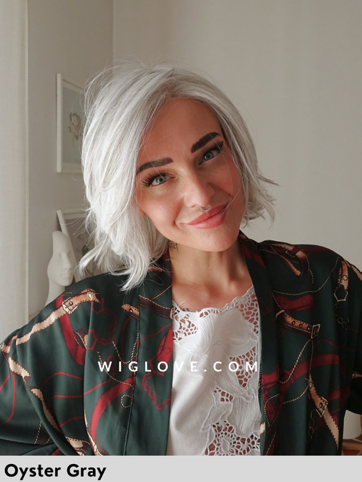 alicante belle tress parrucca termoresistente lacefront attaccatura naturale riga sinistra coolest ash brown city collection piega mossa
