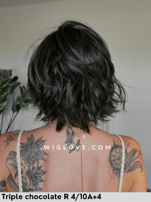 alicante belle tress parrucca termoresistente lacefront attaccatura naturale riga sinistra coolest ash brown city collection piega mossa
