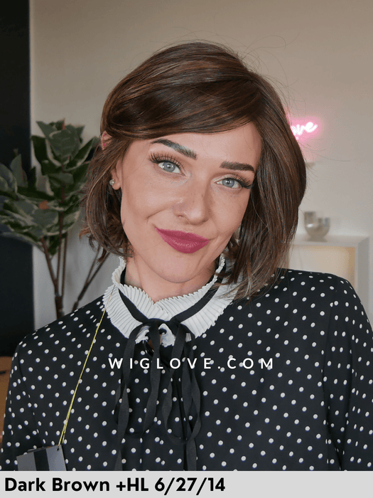 alicante belle tress parrucca termoresistente lacefront attaccatura naturale riga sinistra  city collection piega mossa