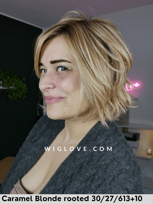 alicante belle tress parrucca termoresistente lacefront attaccatura naturale riga sinistra coolest ash brown city collection piega mossa
