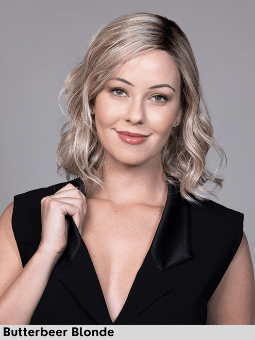 AMARETTO - riga sinistra, attaccatura naturale - Wig Love - Parrucca SinteticaButterbeer Blonde