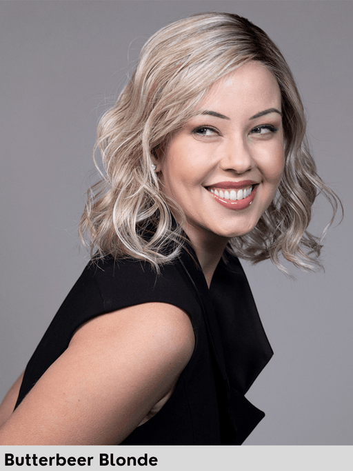 AMARETTO - riga sinistra, attaccatura naturale - Wig Love - Parrucca SinteticaButterbeer Blonde