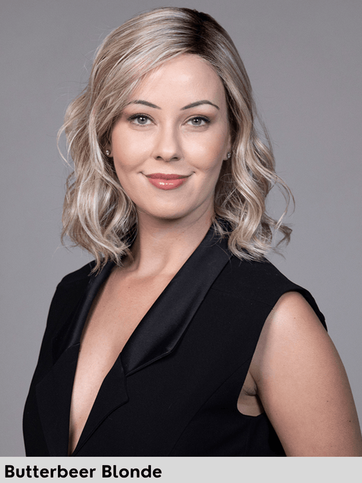 AMARETTO - riga sinistra, attaccatura naturale - Wig Love - Parrucca SinteticaButterbeer Blonde