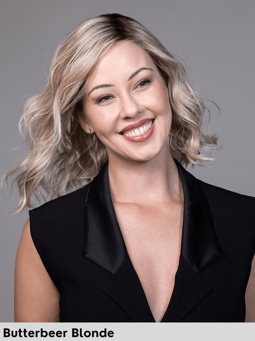 AMARETTO - riga sinistra, attaccatura naturale - Wig Love - Parrucca SinteticaButterbeer Blonde