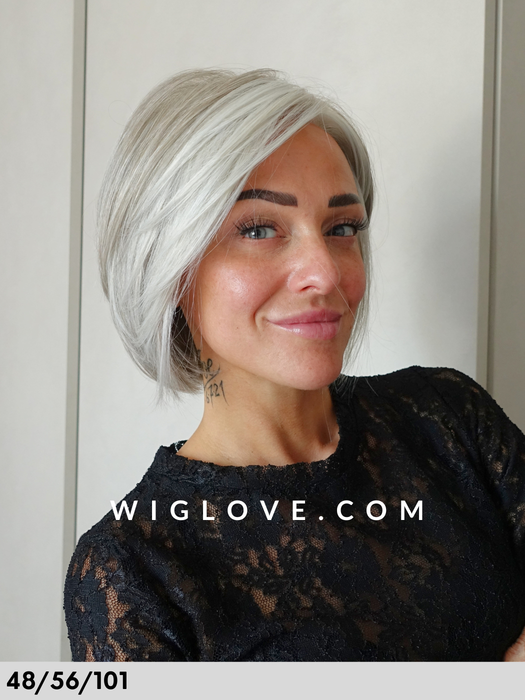 amelia rokoko parrucca lacefront fatta a macchina fibra sintetica termoresistente dispositivo medico ce