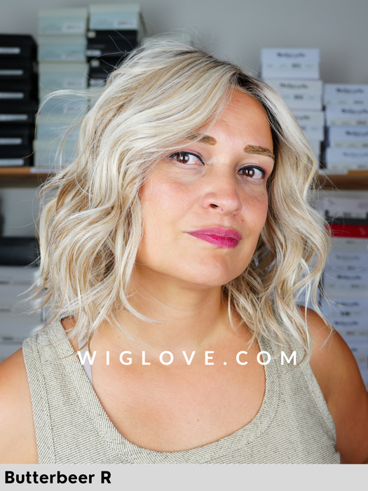 andie belle tress parrucca bob mosso fatta a mano con attaccatura naturale lacefront poliuretano antiscivolo monofilamento taglia M