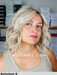 andie belle tress parrucca bob mosso fatta a mano con attaccatura naturale lacefront poliuretano antiscivolo monofilamento taglia M