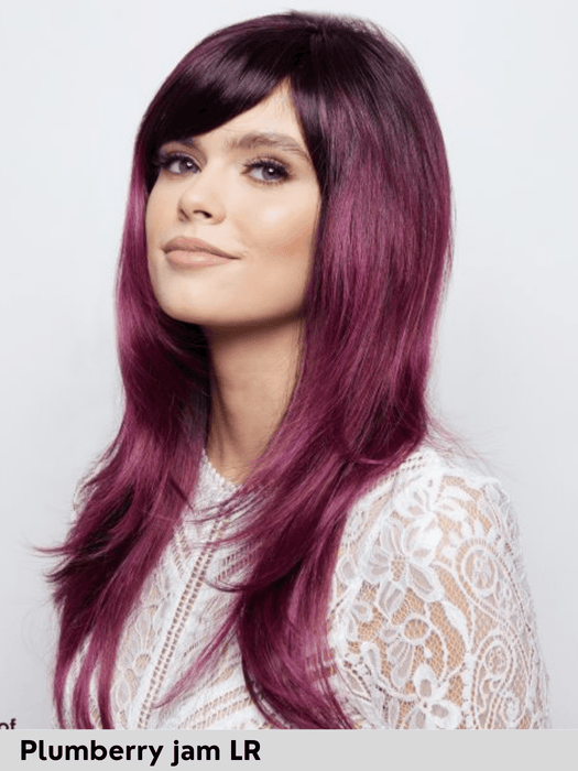 ANGELA - Pronta Consegna 24/48 ore - Wig Love - Parrucca SinteticaDark Chocolate