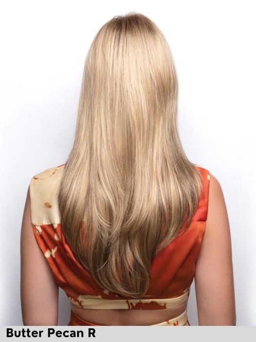 Angelica di Noriko parrucca sintetica taglia m l media large colore Butter Pecan R per perdita di capelli dovuta ad alopecia o tumore