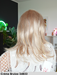 angelique jon renau parrucca fatta  a macchina lunga con frangetta taglia M no lacefront parrucca chemioterapia tumore alopecia