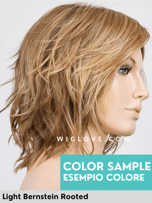 ANIMA - piccolo lace front e monofilamento vortice - Wig Love - Parrucca SinteticaCinnamon Brown Rooted