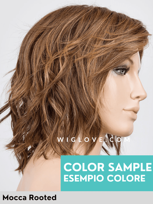 ANIMA - piccolo lace front e monofilamento vortice - Wig Love - Parrucca SinteticaMocca Rooted