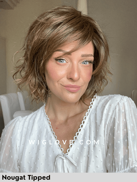 ANIMA - piccolo lace front e monofilamento vortice - Wig Love - Parrucca SinteticaNougat Tipped