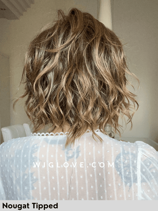 ANIMA - piccolo lace front e monofilamento vortice - Wig Love - Parrucca SinteticaNougat Tipped