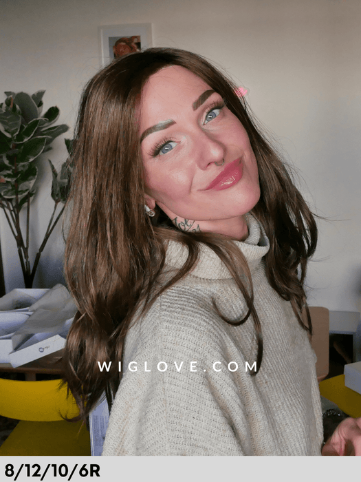 ann rokoko hair company parrucca sintetica lunga e mossa lacefront riga sinistra attaccatura naturale dispositivo medico CE