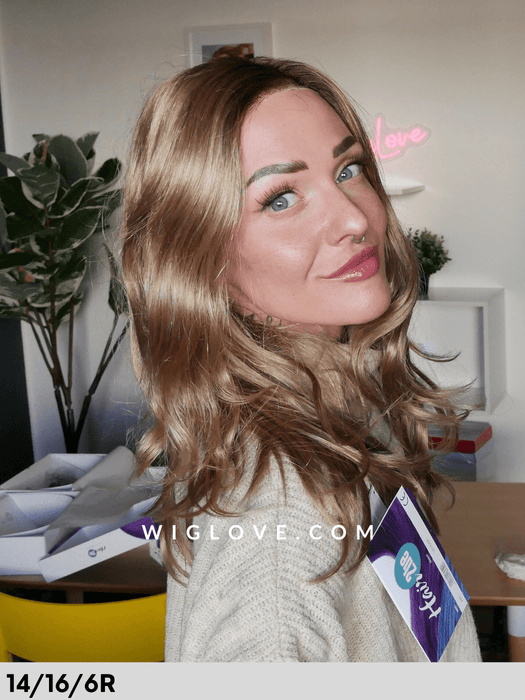 ann rokoko hair company parrucca sintetica lunga e mossa lacefront riga sinistra attaccatura naturale dispositivo medico CE