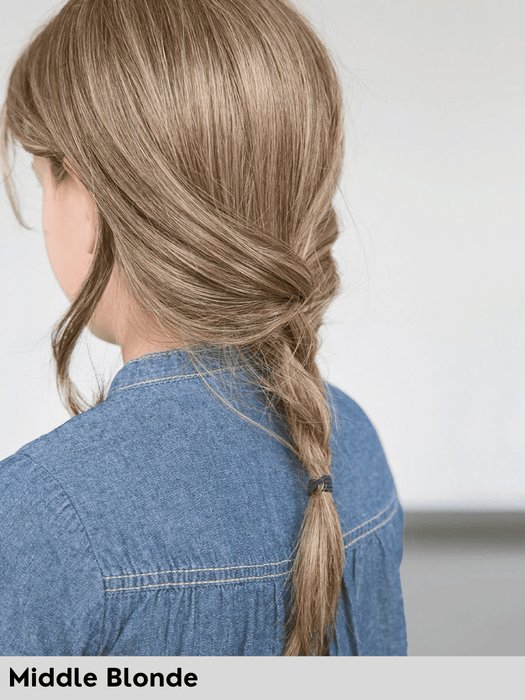 ANNE NATURE - Taglia Small - 100% Capelli Naturali Remy - 100% fatta a mano, antiscivolo - Wig Love - Parrucca Capelli VeriDark Brown HH