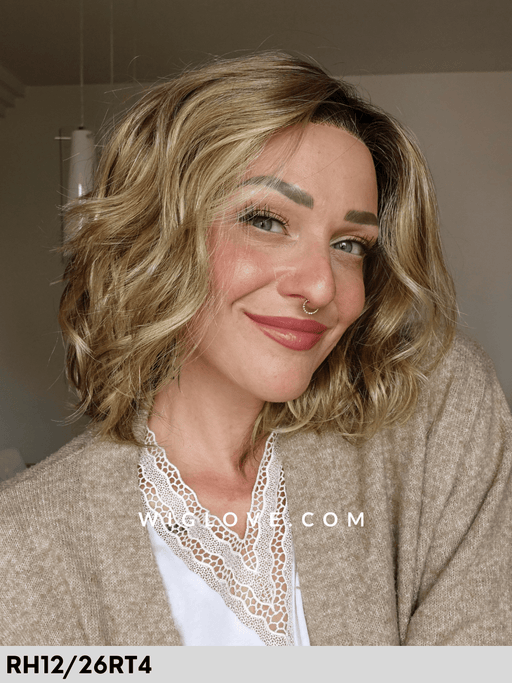 arlo estetica designs essentials collection parrucca mossa alle spalle sintetica riga sinistra lacefront attaccatura naturale lunghezza media beach waves 